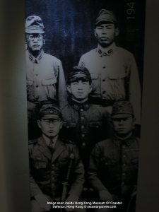 Image of Japanese soldiers seen inside Hong Kong Museum Of Coastal Defence, Hong Kong, China