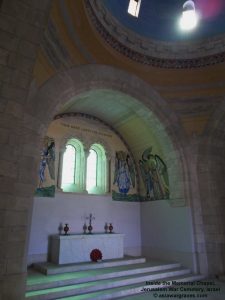 Inside the Memorial Chapel, Jerusalem War Cemetery, Israel