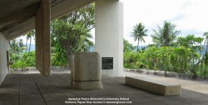 Japanese Peace Memorial overlooking Rabaul Harbour, Papua New Guinea