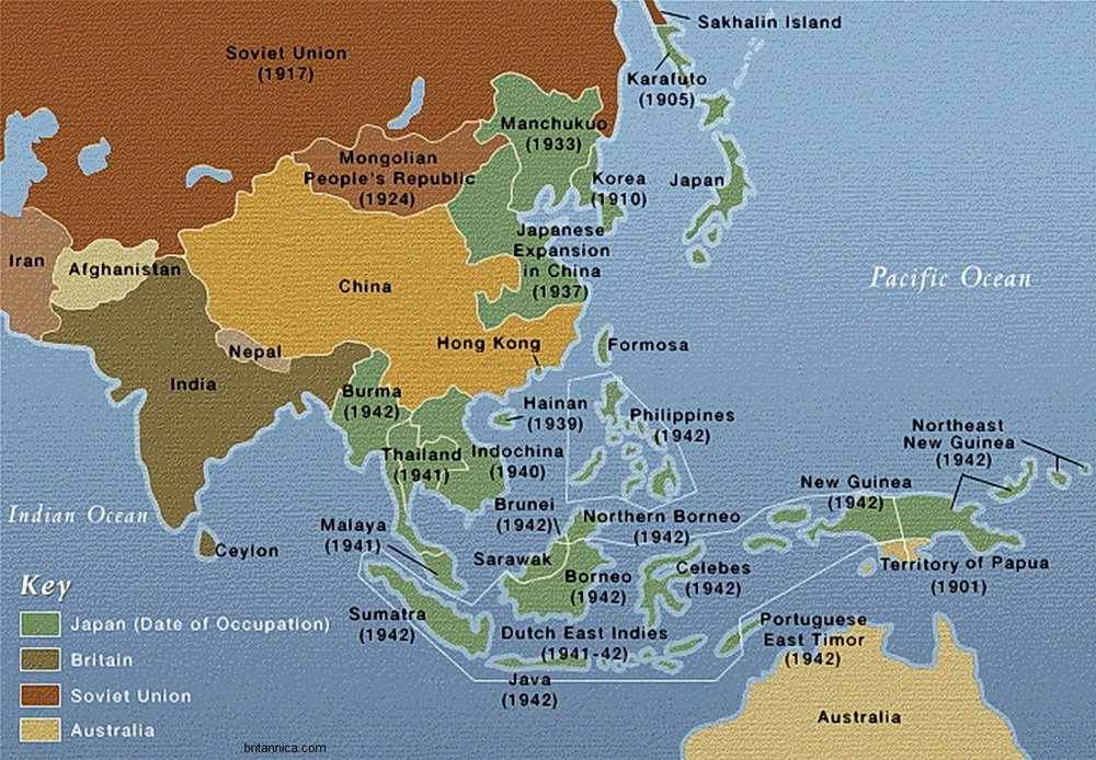 Map Asia During WW2 370kb Awqs 