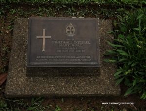 Sister CONSTANCE DOTEREL MART WORT (QAIMNS), Digboi War Cemetery, Assam, India